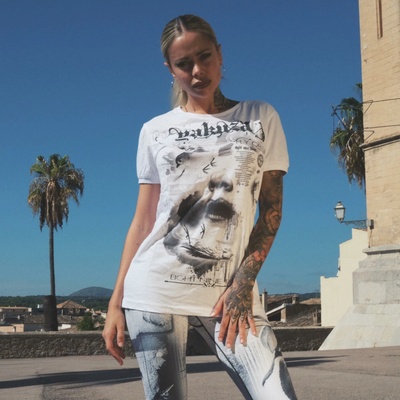 Yakuza Fly Or Die Urban Crew Neck GSB90129 WHT