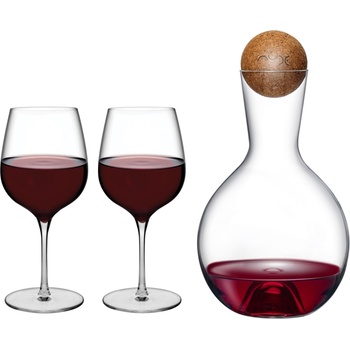 Nude Декантер за вино Vintage с 2 чашки 750 мл 3 части (1118047)