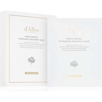 d'Alba White Truffle Nourishing Treatment Mask интензивна хидратираща маска за лице с успокояващ ефект 5x25ml