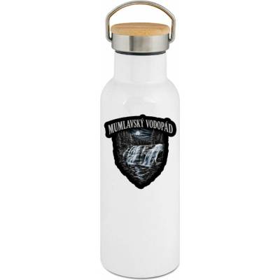 123TRIKO termoska Mumlavský vodopád, rytý tisk, volná verze 500 ml