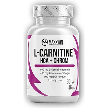 MaxxWin L-Carnitine + HCA + Chrom 90 kapsúl