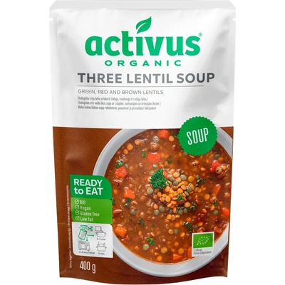 Activus BIO Polévka ze tří druhů čočky 400 g