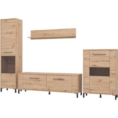 Sconto Obývacia stena DURHAM dub artisan