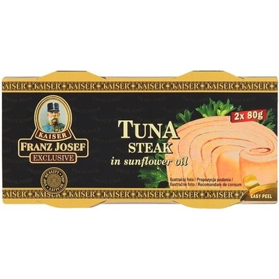 Kaiser Franz Josef Exclusive Tuniak steak v slnečnicovom oleji 2 x 80 g