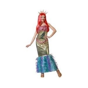 BigBuy Carnival Маскировъчен костюм за възрастни Русалка Размер m/l