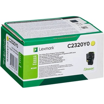 Lexmark Тонер, Lexmark C2320Y0, жълт (C2320Y0)