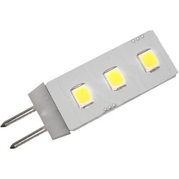 Premiumlux LED žiarovka 0.5W 3 led smd 2835 12V DC teplá biela G4