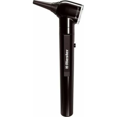 Riester e-scope® Optický otoskop s inovatívnym 3,7V (5500 K) LED svetlom, v púzdre, čierny