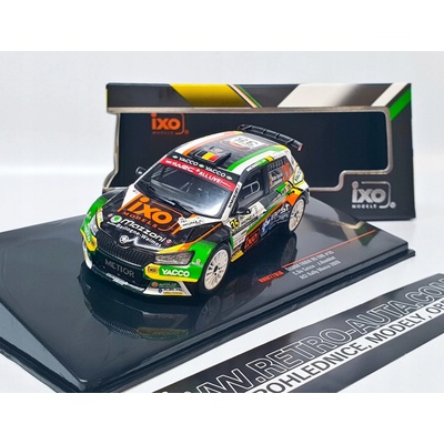 IXO Škoda Fabia R5 Evo No.35 C. De Cecco/J. Humblet Rallye Monza 2020 1:43