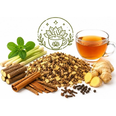 QuickTea Ajurvédský čaj Regenerace bylinná směs 50 g