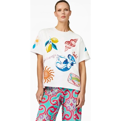 Goldbergh Tričko Medira Short Sleeve Top White