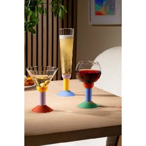 Bodum комплект чаши за шампанско от цветно стъкло 0, 3 l (12143.954.MOMA)