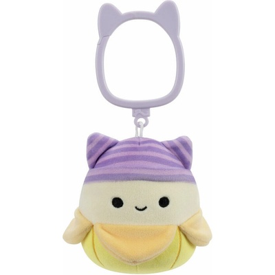 SQUISHMALLOWS Kľúčenka Banán s mačacou čiapkou Junie