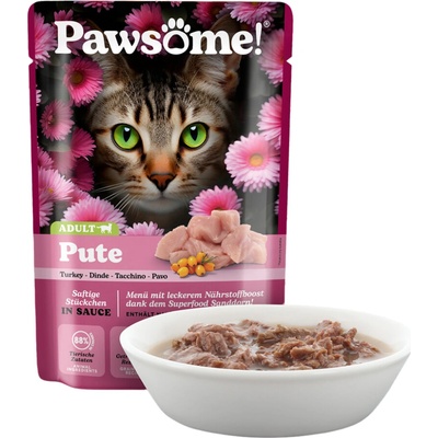 Pawsome Cat s krůtím masem 85 g