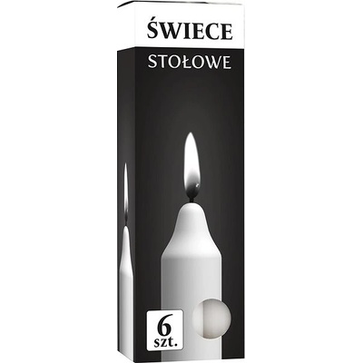 Bispol Stolné sviečky 6 ks