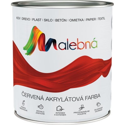 Chemolak vrchná akrylátová farba pololeská 0,7 l fialová