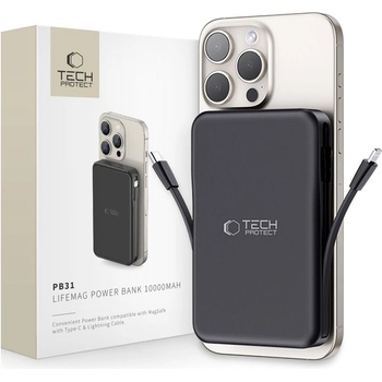 Tech-Protect PB31 Lifemag 10000 mAh Black (172434)