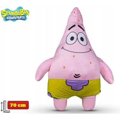 Hvězdice Patrik Spongebob v kalhotách VELKÝ 70 cm