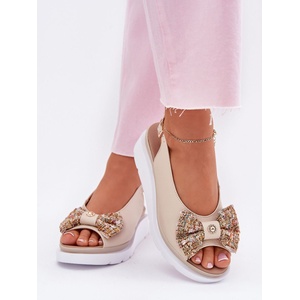 Step in style Дамски сандали на платформа и ток модел 214996 Step in style