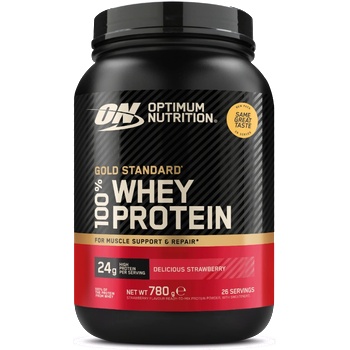 Optimum Nutrition 100% Whey Gold Standard 768 g вкусна ягода