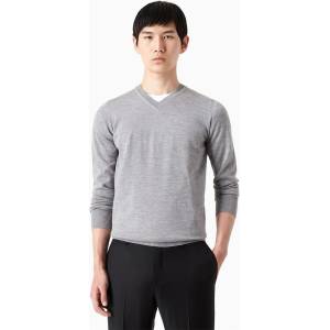 Giorgio Armani Блуза Emporio Armani V-Neck Sweater - Grey