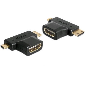 Delock HDMI-A - HDMI-C+HDMI-D Adapter 65446