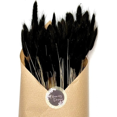 Sušený lagurus (králičí ocásek) černý 45g