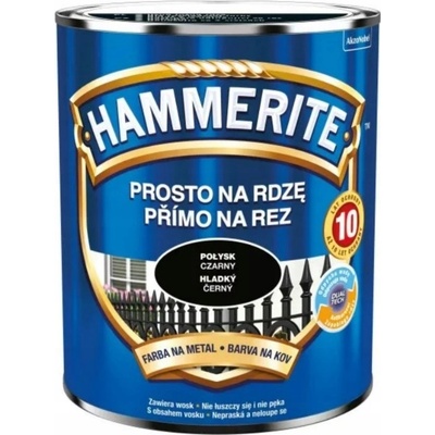 Akzo Nobel Hammerite přímo na rez 0,7L hladký černý – Sleviste.cz