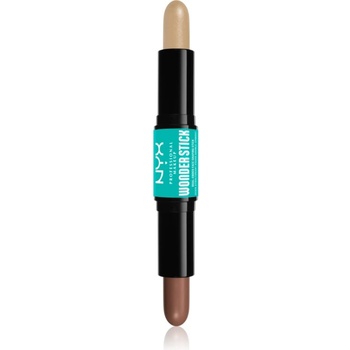NYX Professional Makeup Wonder Stick Dual Face Lift двустранна контурираща писалка цвят 02 Universal Light 2x4 гр