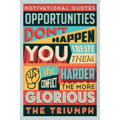 Ceduľa Motivačné tabuľky - Opportunities