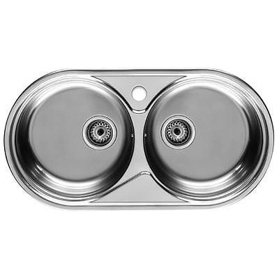 Roca Кухненски умивалник Duo 80 с две корита (A875920845)