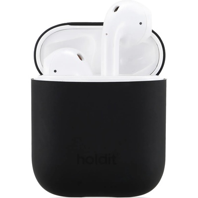 Holdit Калъф Holdit Silicone Case за AirPods 1/2 - Черен