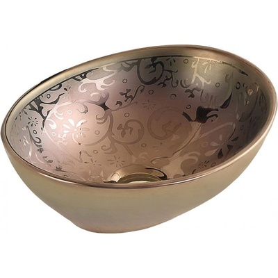 Mexen Elza мивка над плот 40 x 33 cm, златна - 21014053 (21014053)