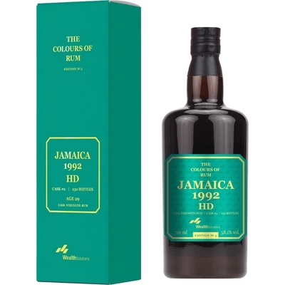 The Colours of Rum Jamaica 1992 29y HD Edition NO 5 58,1% 0,7 l (karton)