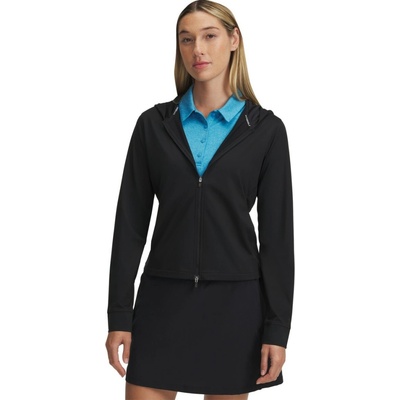 Under Armour Dámske funkčné tričko s dlhým rukávom DRIVE FULL ZIP HOODIE 1389971-001 čierne