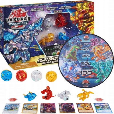 Spin Master Bakugan Evolutions Platinum Battle Bundle so 4 Bakuganmi