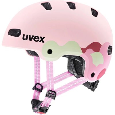 uvex Детска каска за планинско колоездене Uvex Kid 4 Style Bike helmet - Strawberry / Matcha Matt - размер 55-58 cm (851-1954-0412)