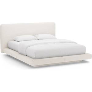 Micadoni Бежово тапицирано двойно легло 180x200 cm Linea - Micadoni (MIC_B180_138_F1_LINEA1)