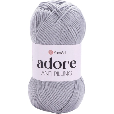 YARNART Adore 346 Grey Blue Плетива прежда (Adore 346)