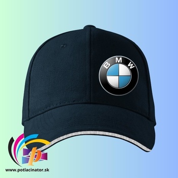 BMW logo potlačená Námornická modrá