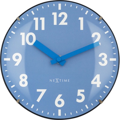 NeXtime Стенен или настолен часовник Duomo Mini син (3533BL)