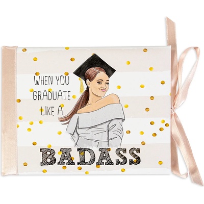 NBoutique Луксозна картичка за дипломиране - Badass