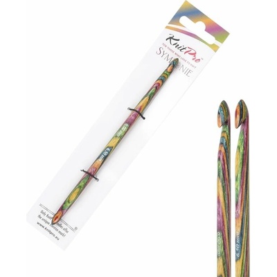 KnitPro Symfonie oboustranný dřevěný háček 6 a 6,5mm