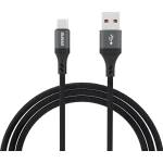Dudao Кабел за зареждане Dudao L3ST USB-A / USB-C - Черен / 1.2m KP41408