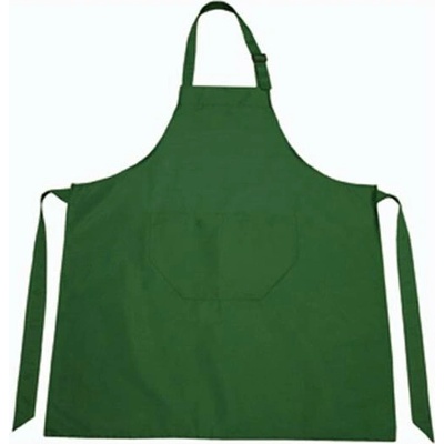 L-Merch Unisex zástěra NT5220 Bottle Green 85x75cm