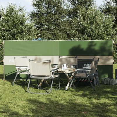 vidaXL paraván 4009651 zelený 344 cm x 1 m x 1 cm