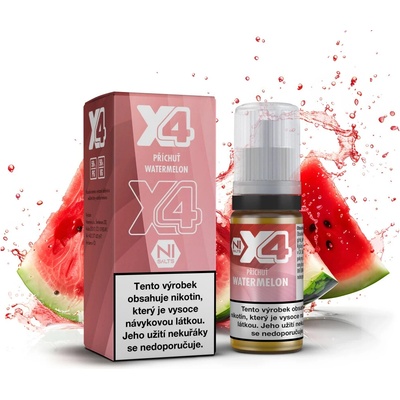X4 Bar Salt Watermelon 10 ml 10 mg