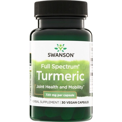 Swanson Kurkuma Turmeric 720 mg 30 kapsúl