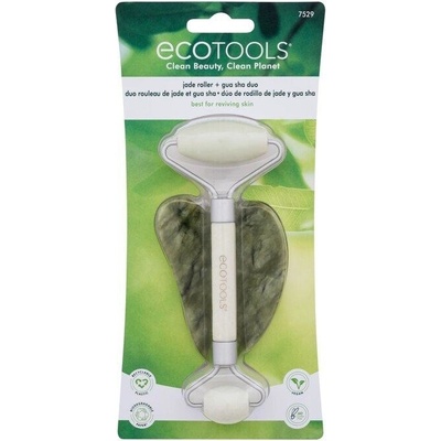 EcoTools Facial Roller Jade + Gua Sha Duo