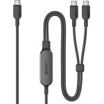Anker USB-C 2 в 1 разделен кабел за едновременно зареждане на две устройства (A8895012)